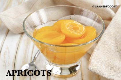 canned apricots