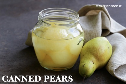 canned pears in syrup