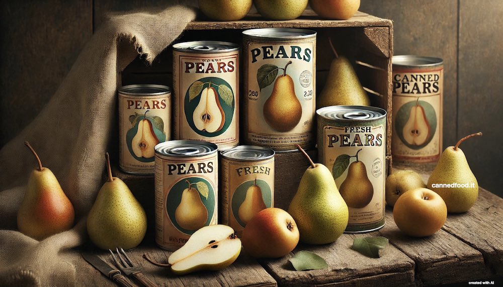 canned pears in syrup