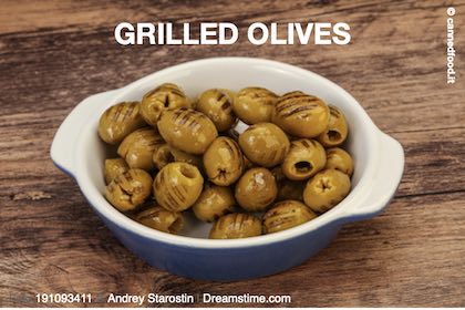 grilled olives