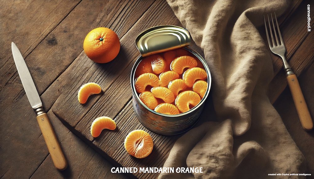 canned mandarin orange