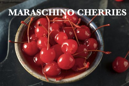 maraschino cherries