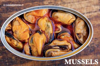 canned mussels