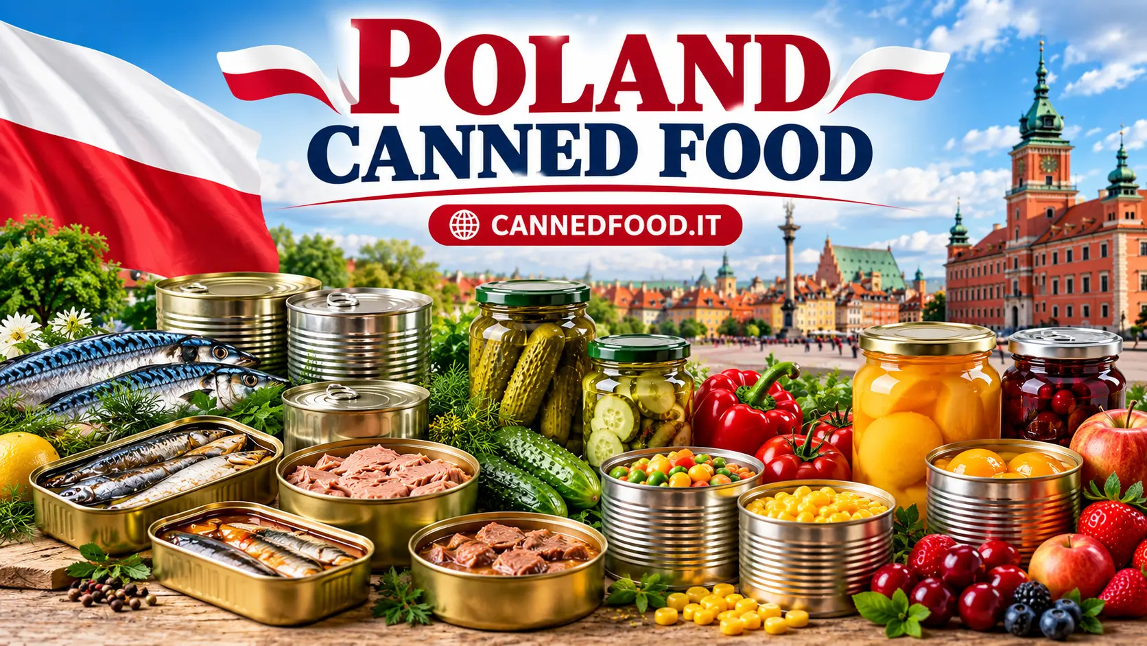 Poland canned food manufacturers – canned fish, meat, vegetables and fruit